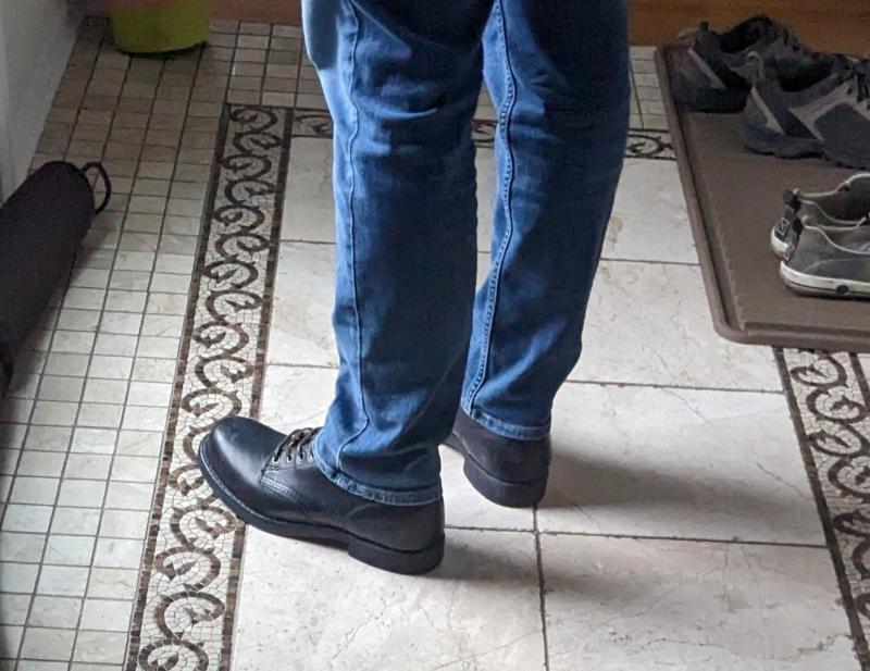 Customer photo for "Incredibly comfortable, buttery leather, made"