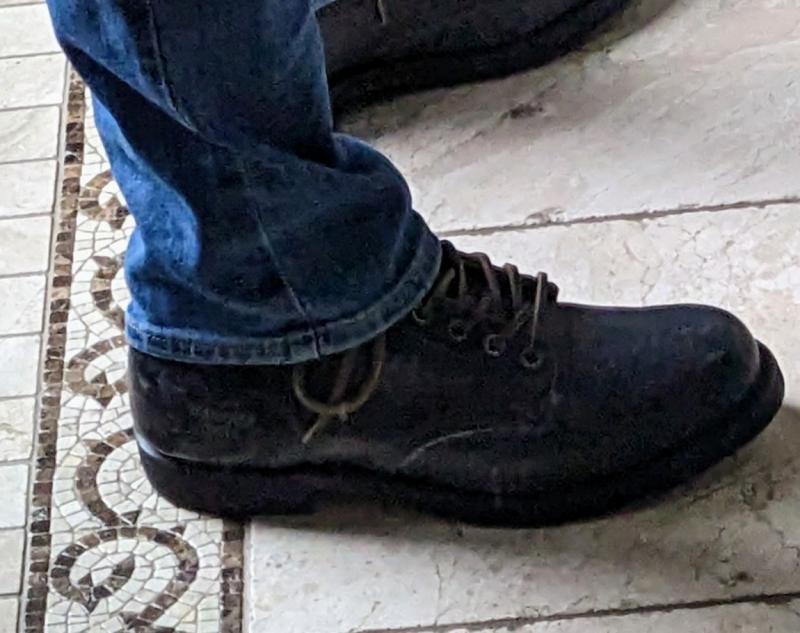 Customer photo for "Incredibly comfortable, buttery leather, made"