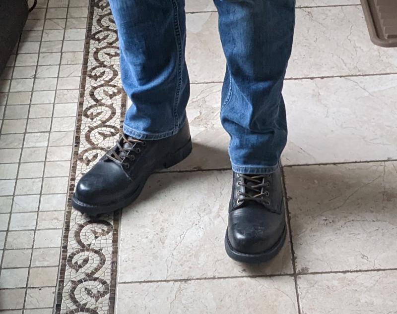 Customer photo for "Incredibly comfortable, buttery leather, made"