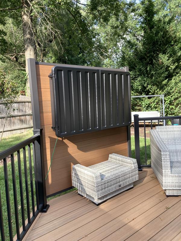 TV wall before conduit