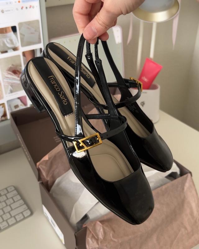Customer photo for "Chic slingback heels"