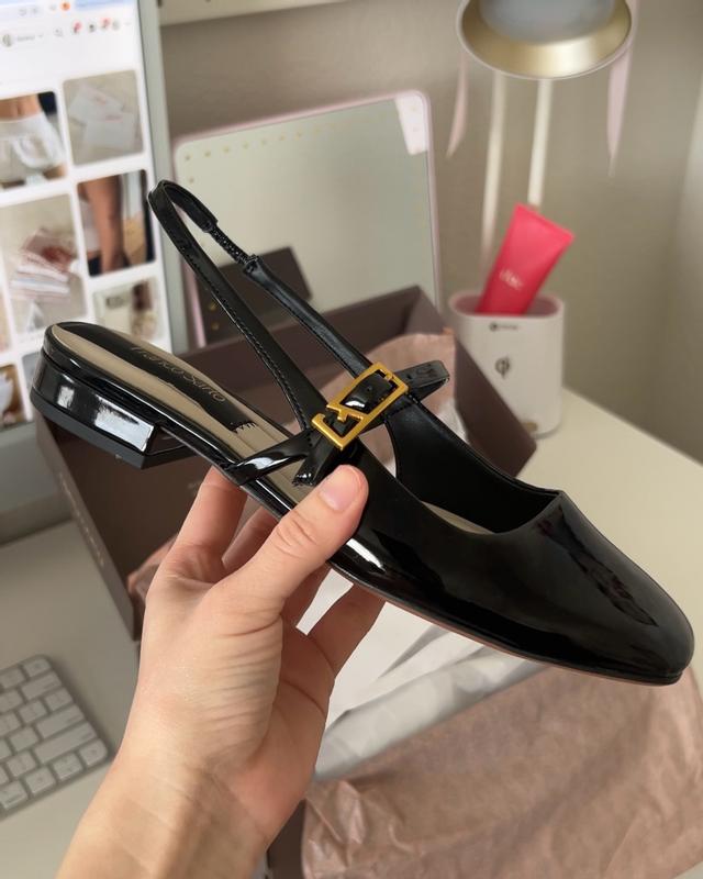 Customer photo for "Chic slingback heels"
