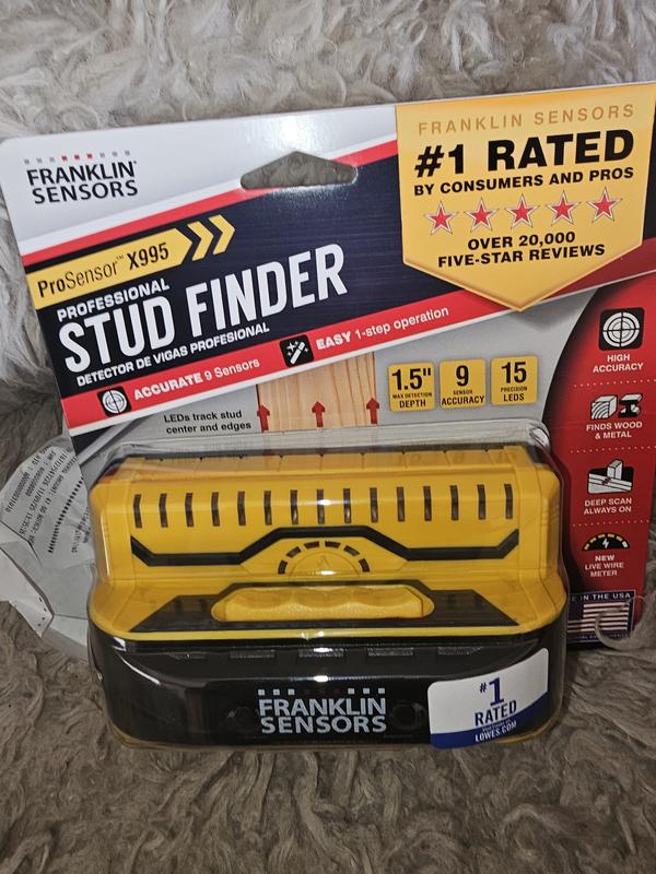 Franklin Sensors ProSensor M150 Stud Finder & LED Torpedo Level Bundle - 9-Sensor Detection System