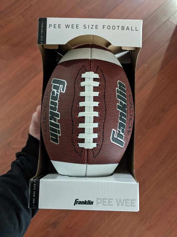 Peewee1000 PVC Football - Brown | Franklin Sports