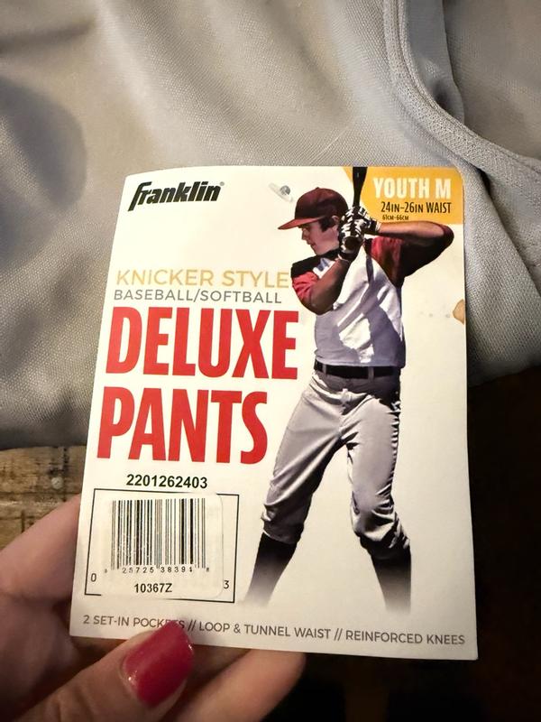 Deluxe Baseball Pants Youth Franklin Sports