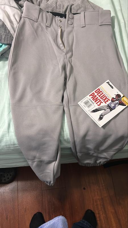 Adult (AS,AM,AL - Blue Grey) Double Knees, Pocketed Cooling Baseball Pants