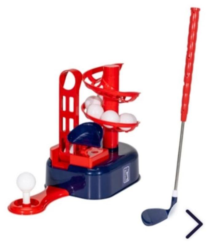 Franklin Sports Kids Golf Tee Trainer - PGA TOUR - Push
