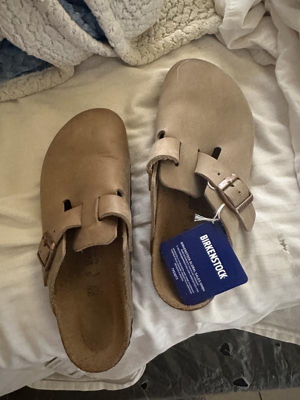 BIRKENSTOCK BOSTON BS-1038-2 グベージュ 38 Birkenstock Boston Dotted New Beige Suede