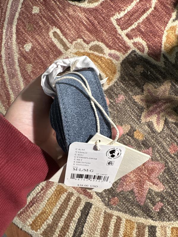 Dover Suede Belt | Free People display picture 1
