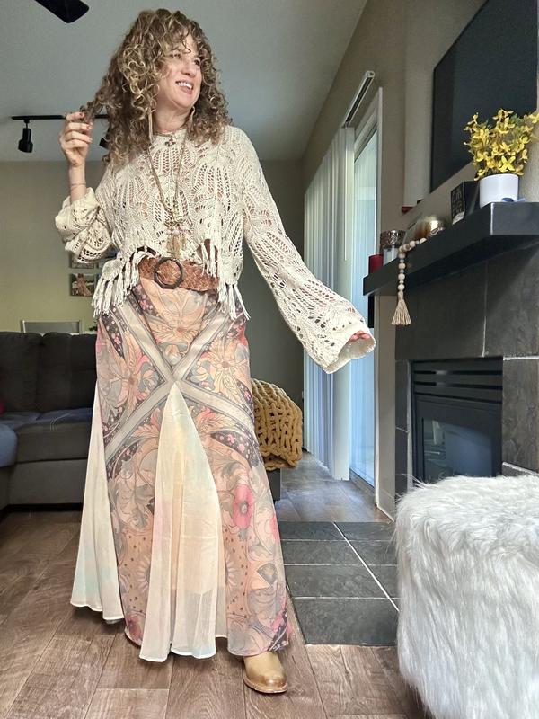 free people celestial nights maxi dress Free People Celestial Nights Fairy Combo Maxi Dress NWT Size XS