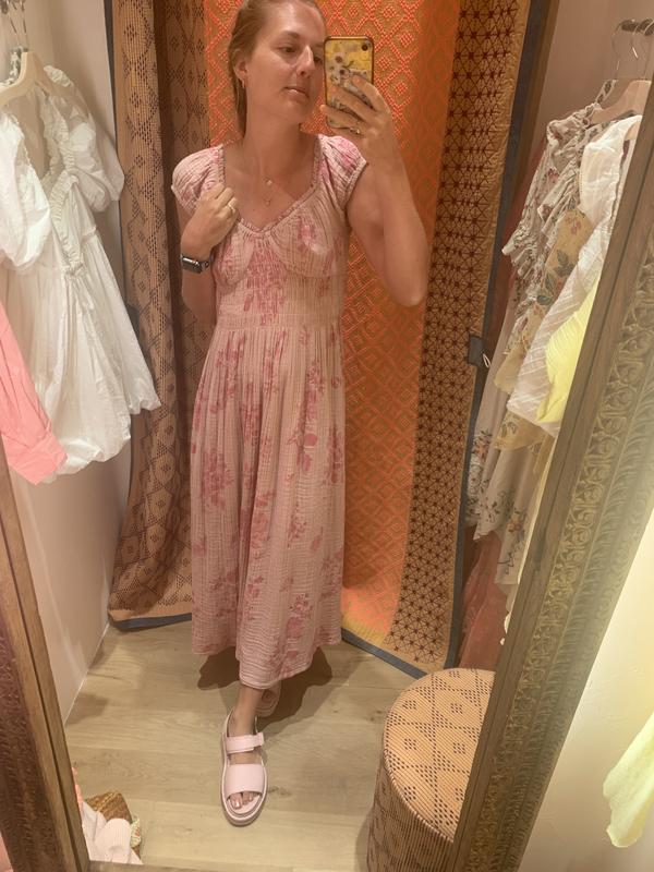 lover forget me not midi dress Lovers and Friends Forget Me Knot Midi Dress in White
