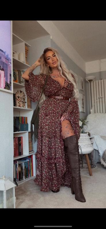 free people weeping willows maxi dress Weeping Willows Maxi Dress by Free People in Brown, Size: M