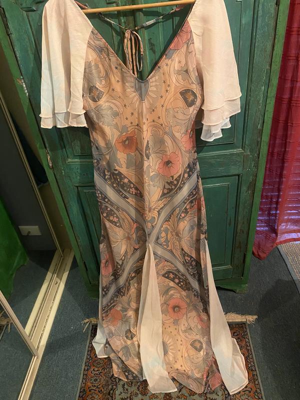 free people celestial nights maxi dress Free People Celestial Nights Maxi Dress in Natural