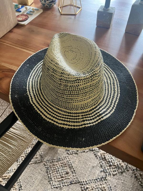 Free People Baha Cruiser Hat New Green and Cream Women\'s Hat Baha Cruiser Woven Hat | Free People main image 2