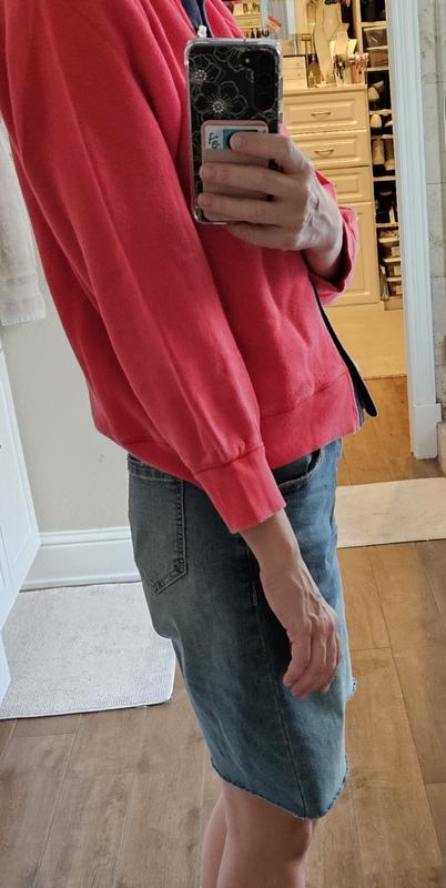 Junior Solid Sweatshirt Cardi