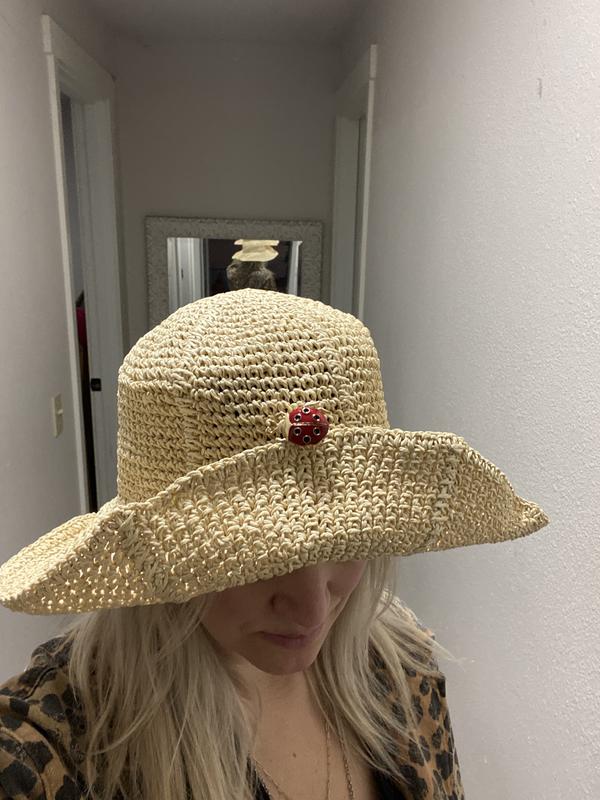 Free people beige woven sun festival boho hat relaxed Free People | Accessories | Free People Amelia Scalloped  main image 3