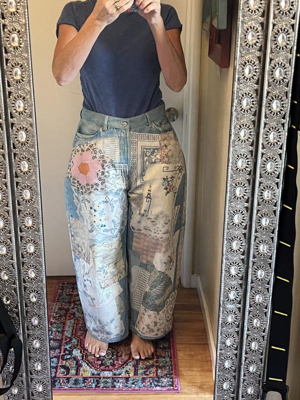 We The Free Illusions Printed Relaxed Jeans | Free People