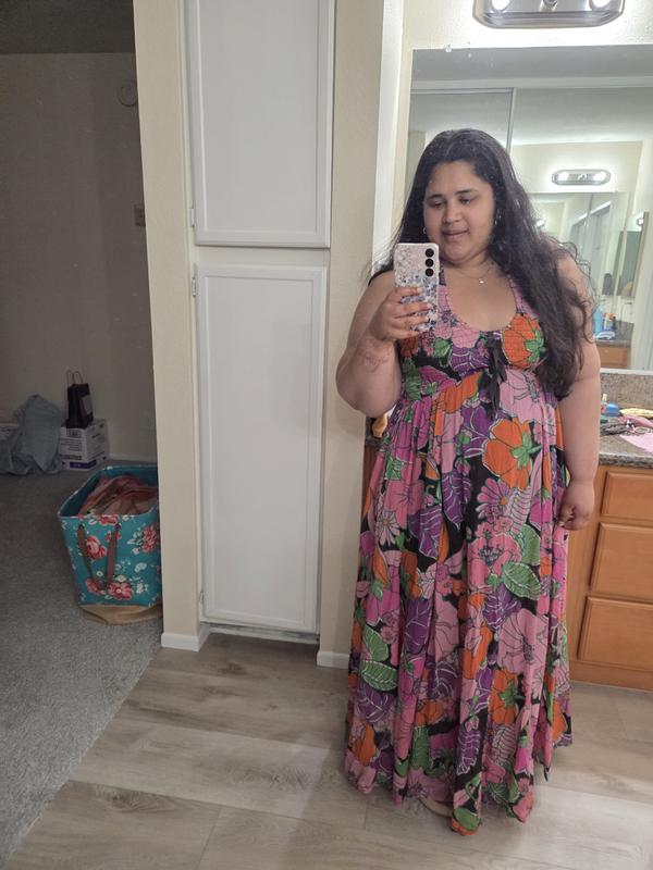 Robe Maxi Free People En Floraison Florale, Tailles S Et M, 100% Viscose, Neuve Avec étiquettes