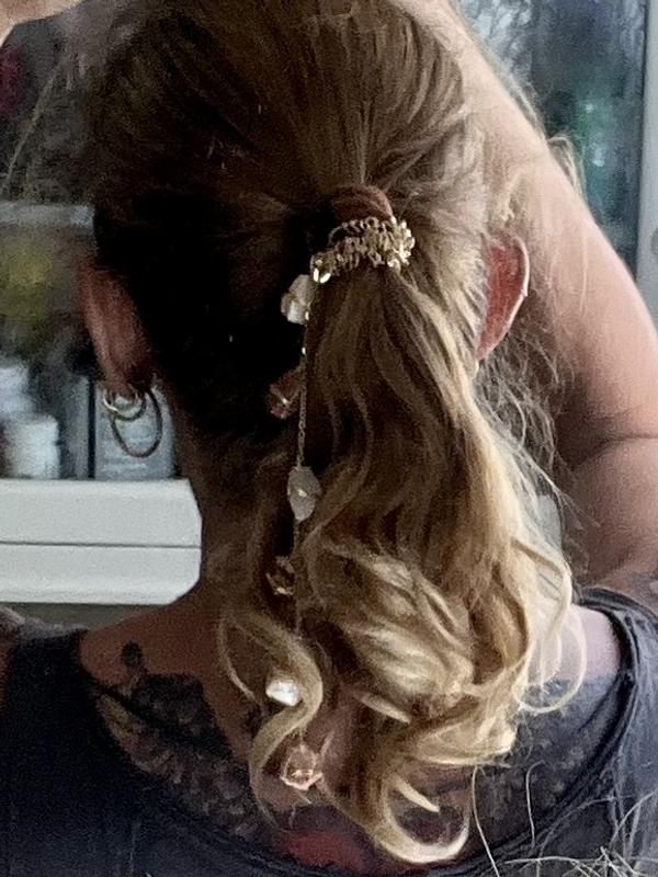 Ariana Ost Dripping Stones Hair Tie | Free People UK display picture 2