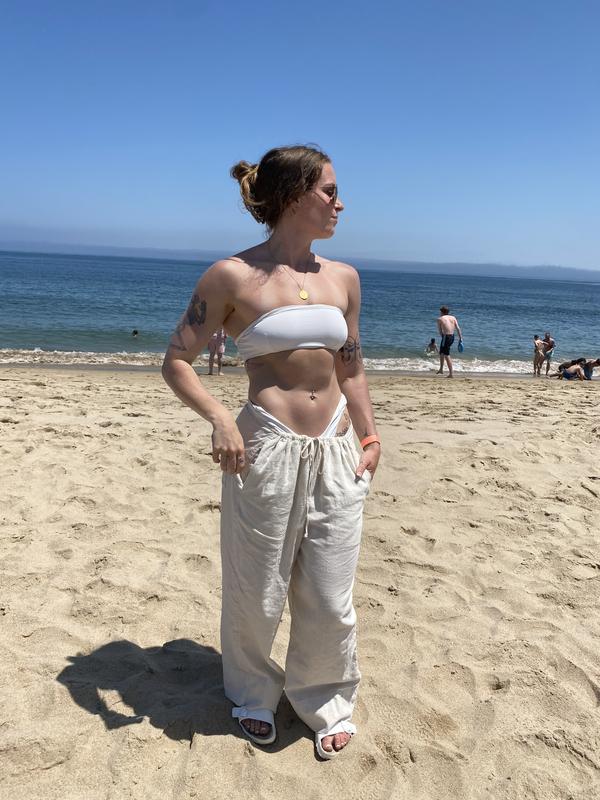 Livin' In It Cotton-Linen Pants | Free People