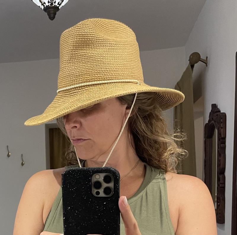 Free People x San Diego Hat Co. Desert Riviera Hat One Size NWT Desert Riviera Packable Straw Hat | Free People main image 3