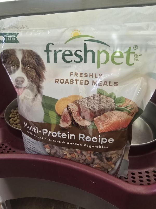 Freshpet Multi-Protein Chicken, Beef and Salmon Dog Food Bag