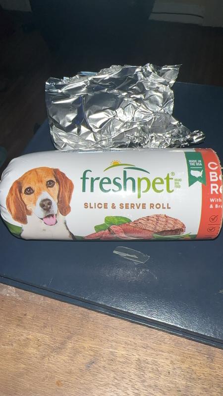 Freshpet Chunky Beef with Vegetables Rice Dog Food