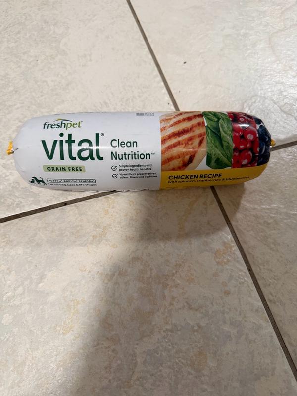 Freshpet Vital Grain Free Chicken Recipe Roll Fresh Dog Food, 2