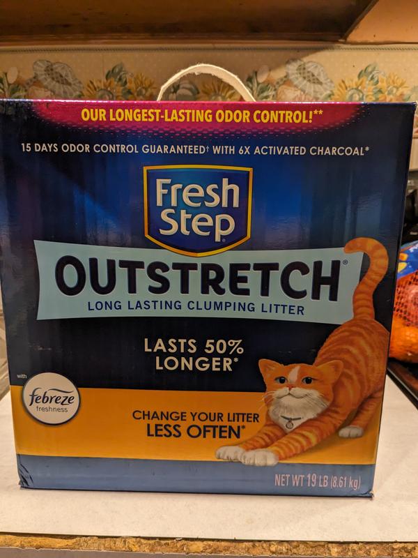 Fresh Step Outstretch Concentrated Clumping Cat Litter Pet