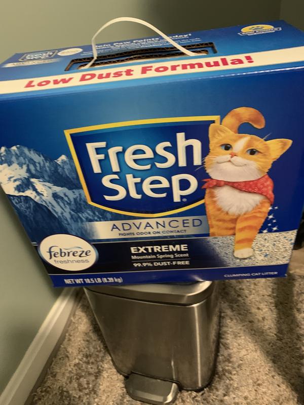 Fresh Step Advanced Clumping Cat Litter Advanced Clean Paws 37 lb 