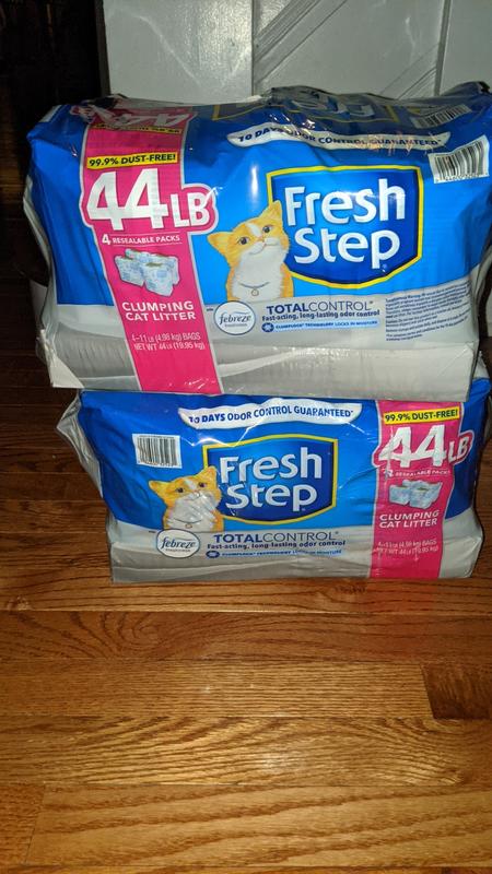 Fresh step total control outlet with febreze cat litter