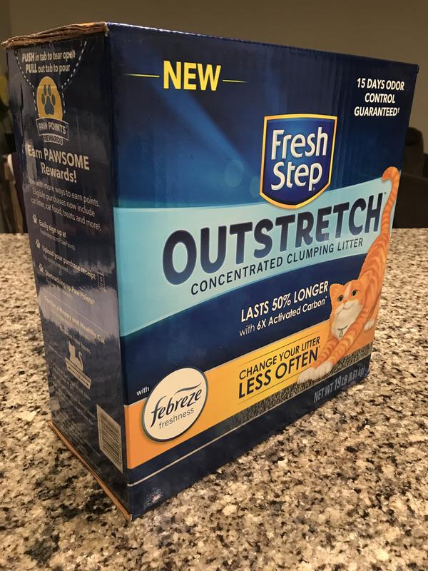 Fresh Step Outstretch Long Lasting Clumping Litter Febreze Lasts 50 Longer 19 Pounds Meijer