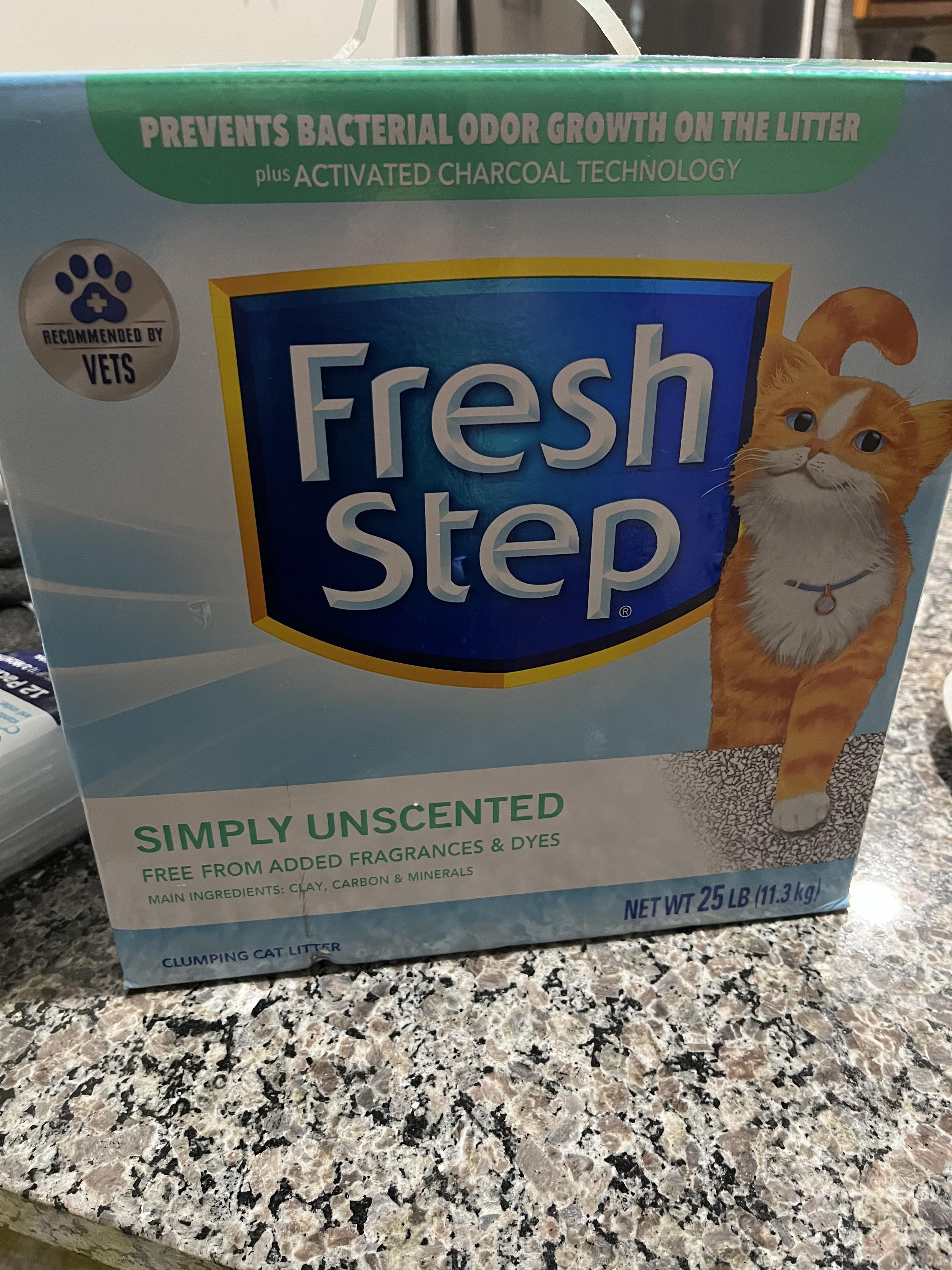 Fresh step fashion ultra unscented clumping cat litter