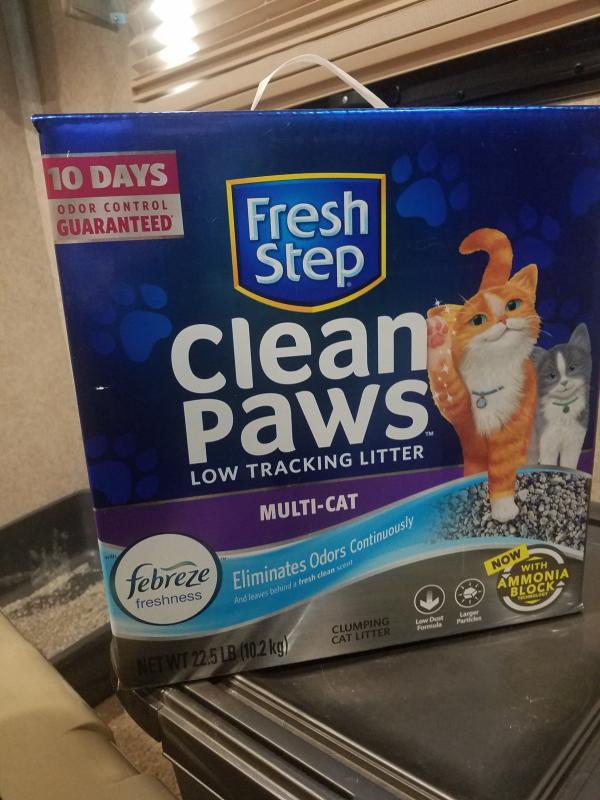 Fresh step clean on sale paws litter reviews