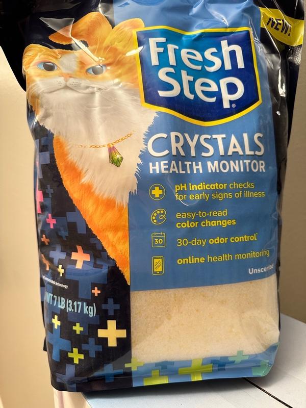 Fresh Step Crystals Health Monitor Unscented Cat Litter Pet Supplies Plus