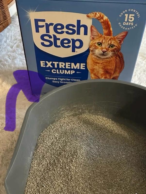 Fresh Step Best Litter Sand For Cats Fresh Step Non-Clumping Premium Clay  Litter  Odor