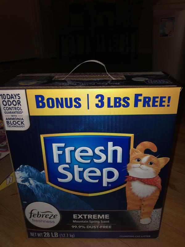 Fresh Step Extreme Clumping Cat Litter Febreze 42 lbs from Petco