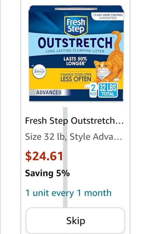 Fresh step coupon walmart best sale