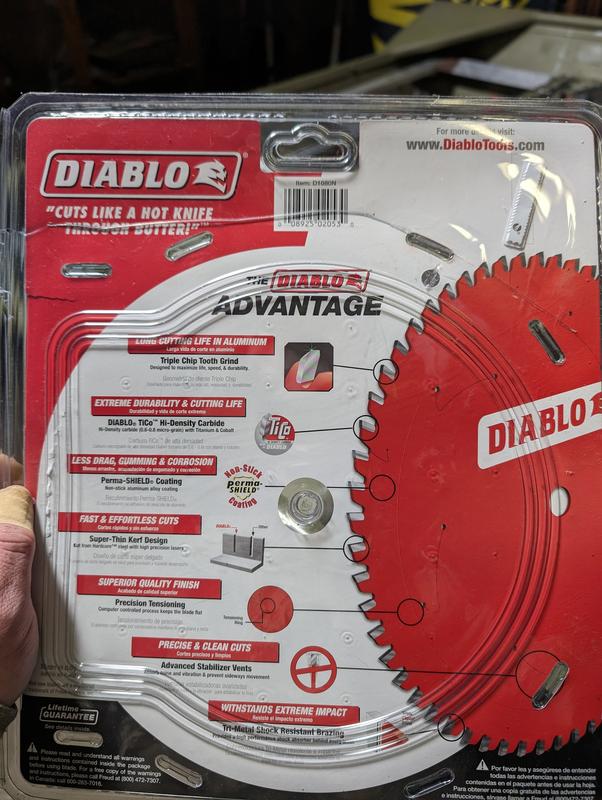 Diablo 80 on sale tooth blade