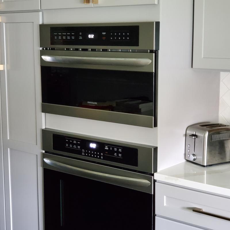 Buy 1.6 cu. ft. Built in Microwave in Black Stainless Steel with Drop