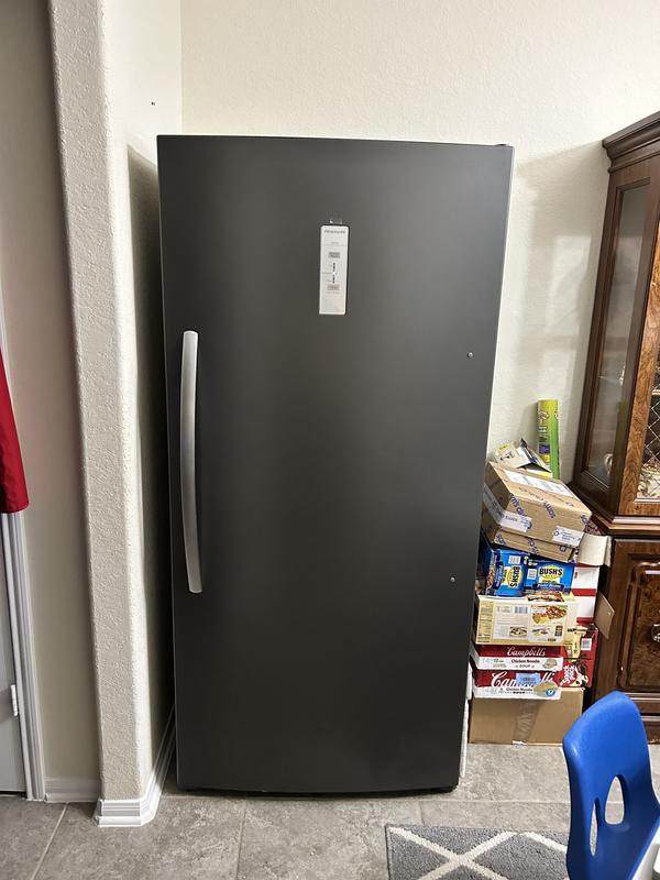 Frigidaire 20 Frost Free Upright Freezer In Carbon FFUE2024AN The Home