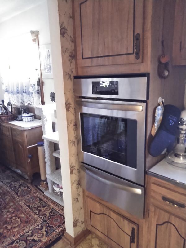 Frigidaire 24-in Self-Cleaning Single Gas Wall Oven (Stainless Steel) at  Lowes.com