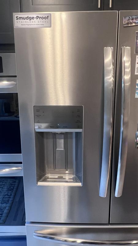 Frigidaire Gallery 22 6 Cu Ft Counter Depth French Door Refrigerator Stainless Steel Grfc2353af