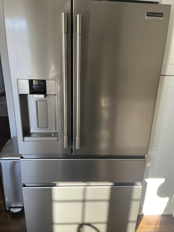 Frigidaire Gallery 26.3-cu ft 4-Door French Door Refrigerator with Ice  Maker (Fingerprint Resistant Stainless Steel) ENERGY STAR
