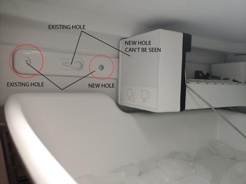 Frigidaire French Door Bottom Mount Ice Maker Kit Standard Depth White Imk0028a