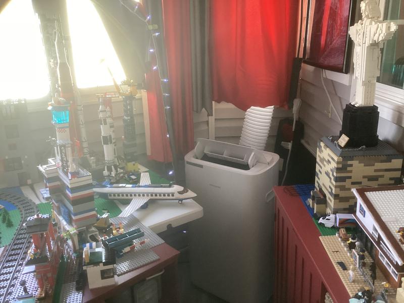 New A/C in husband’s Lego Mancave