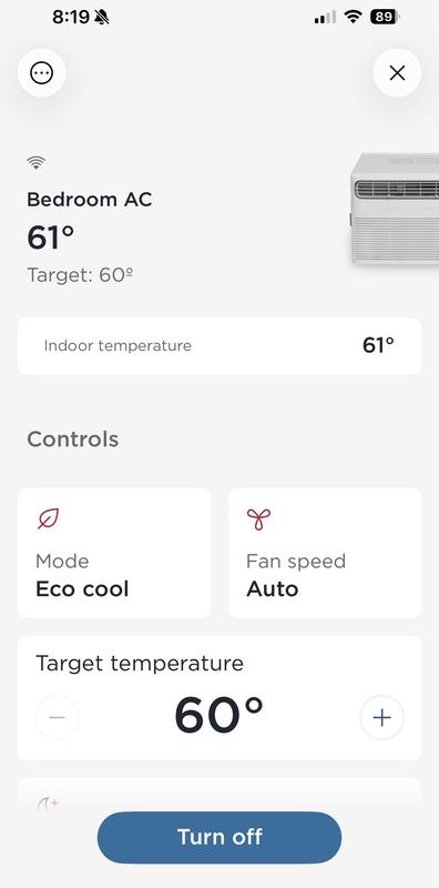FRIGIDAIRE iPhone app.