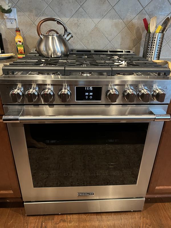 Have a question about Frigidaire Professional 30 in. 6 Burner Slide In Gas Range in Stainless Steel with Air Fry and Total Convection Pg 4 The Home Depot