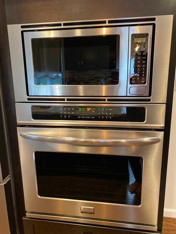 Frigidaire 27 In Trim Kit For Built In Microwave Oven In Stainless Steel Mwtk27fguf The Home Depot