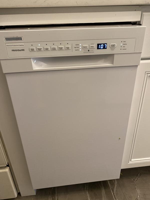 Frigidaire 18 In. in. Front Control Built-In Tall Tub Dishwasher